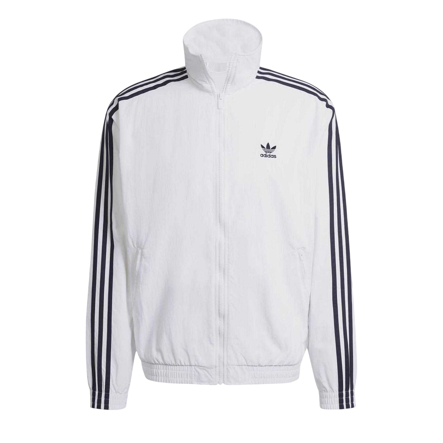 White - Front - Adidas Mens Firebird Woven Track Top