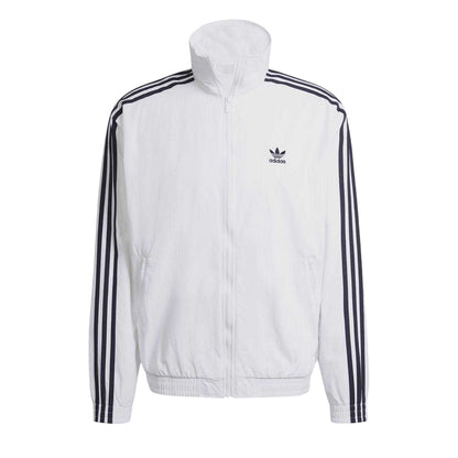 White - Front - Adidas Mens Firebird Woven Track Top