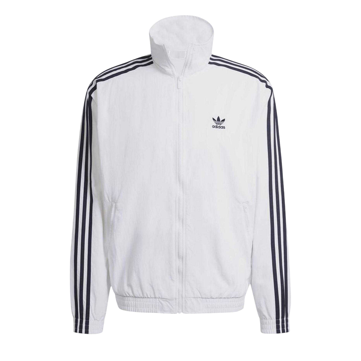 White - Front - Adidas Mens Firebird Woven Track Top