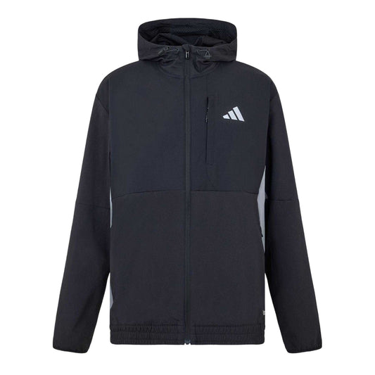 Black - Front - Adidas Mens Climawarm Track Jacket