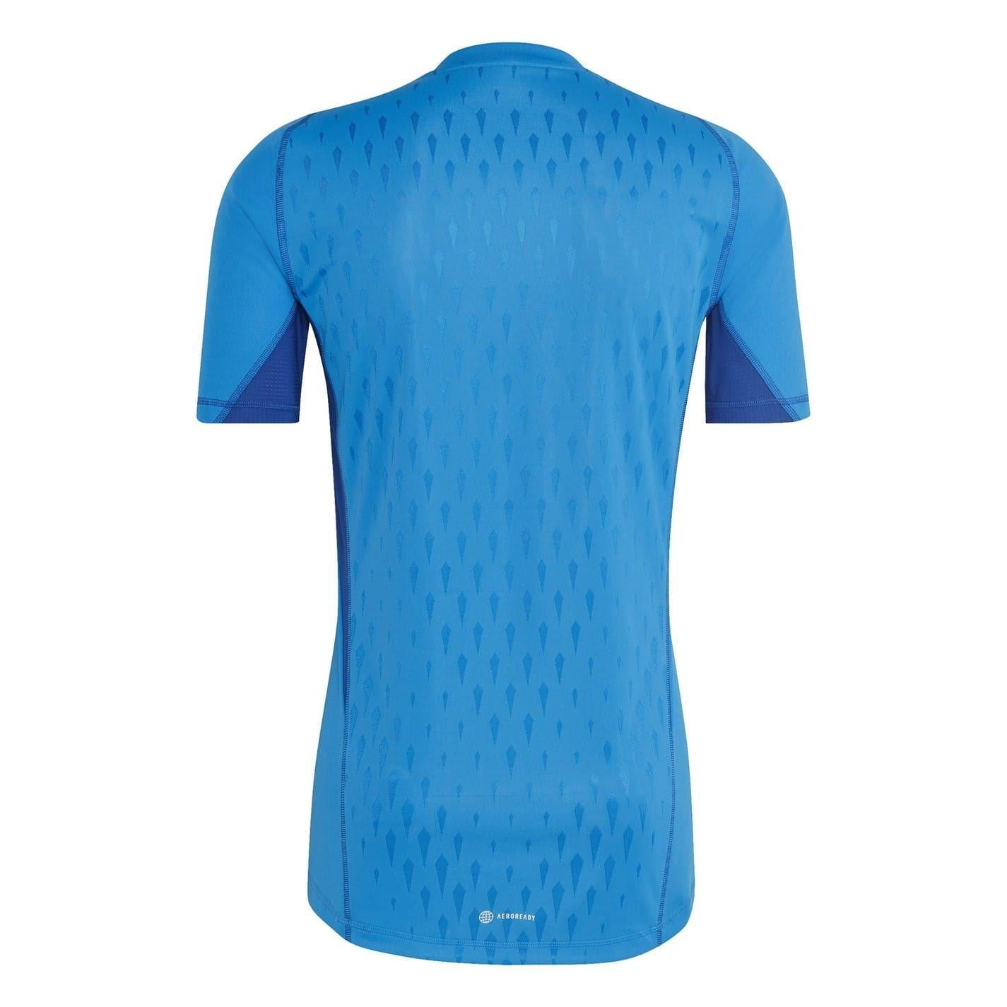Blue - Back - Adidas Mens Tiro 23 Pro Goalkeeper Jersey