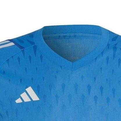 Blue - Side - Adidas Mens Tiro 23 Pro Goalkeeper Jersey