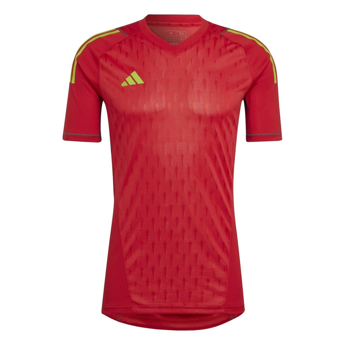 Red - Front - Adidas Mens Tiro 23 Pro Goalkeeper Jersey