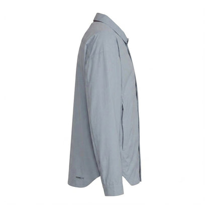 Grey - Side - Adidas Mens Terrex Overshirt