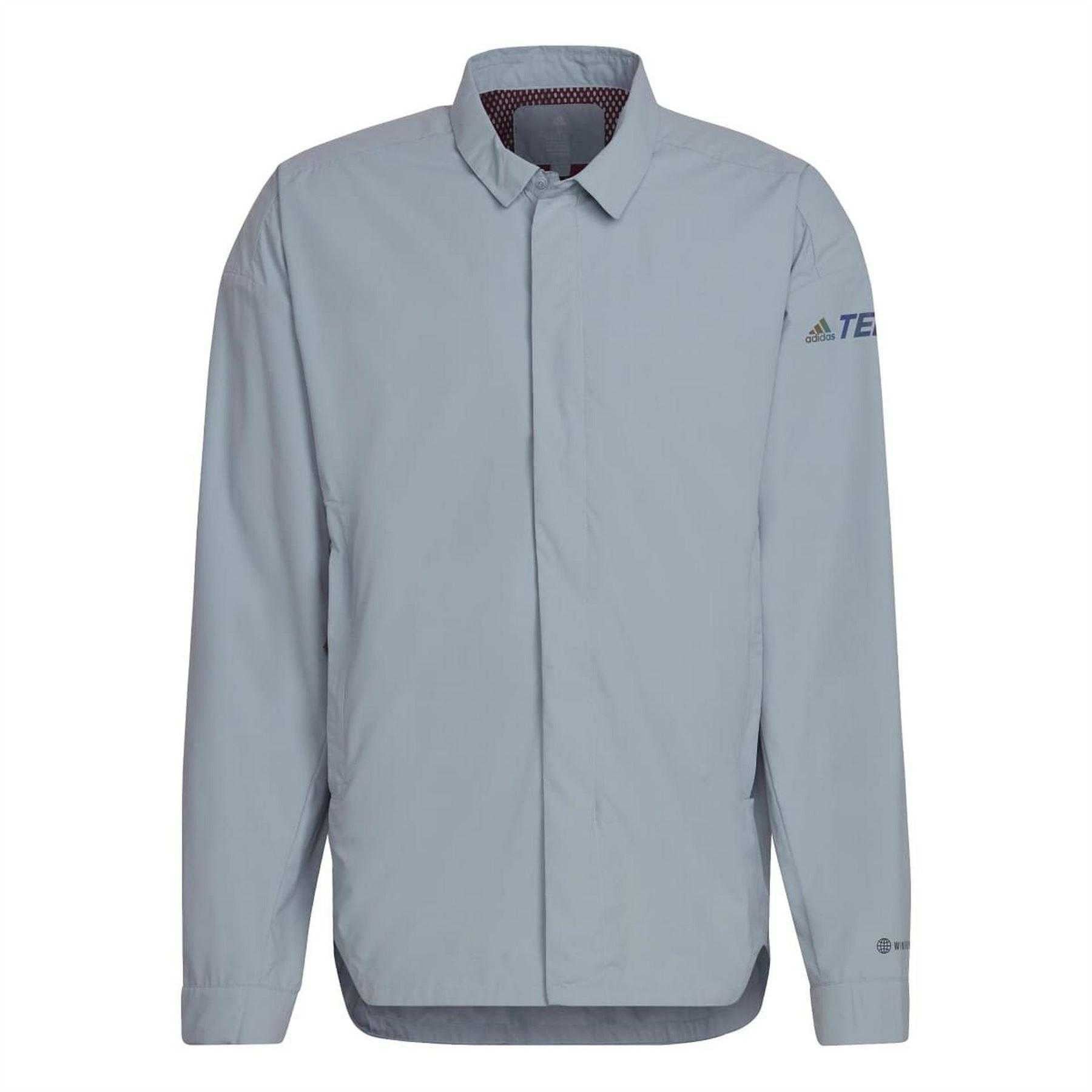 Grey - Front - Adidas Mens Terrex Overshirt