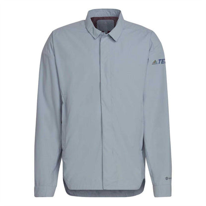 Grey - Front - Adidas Mens Terrex Overshirt