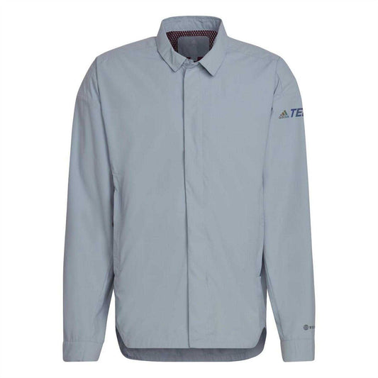 Grey - Front - Adidas Mens Terrex Overshirt