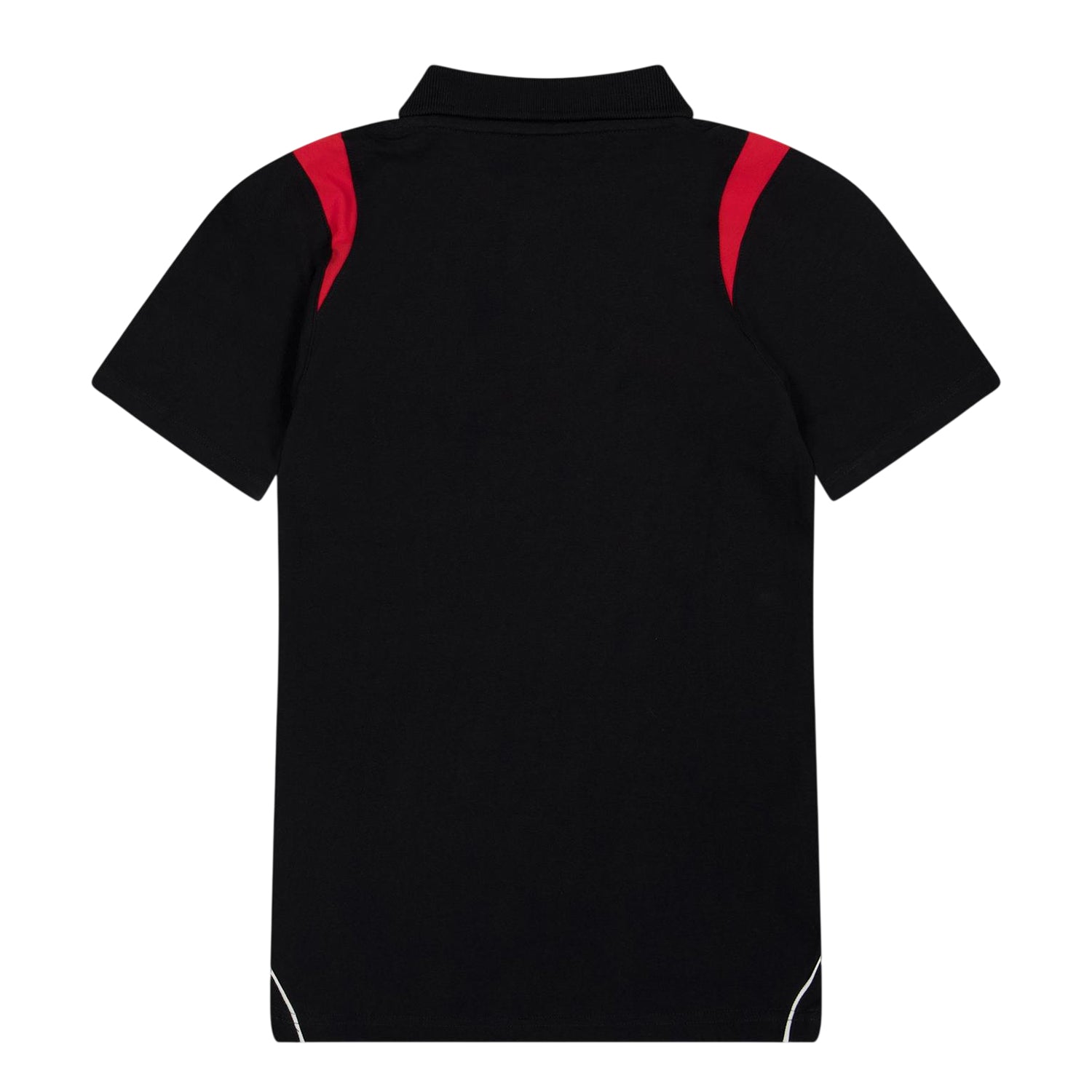 Black - Back - Warrior Mens Training Polo Shirt