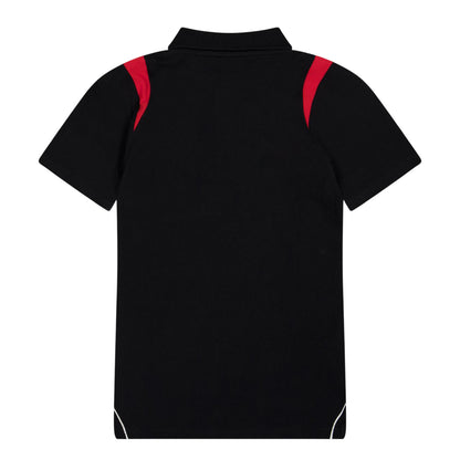 Black - Back - Warrior Mens Training Polo Shirt