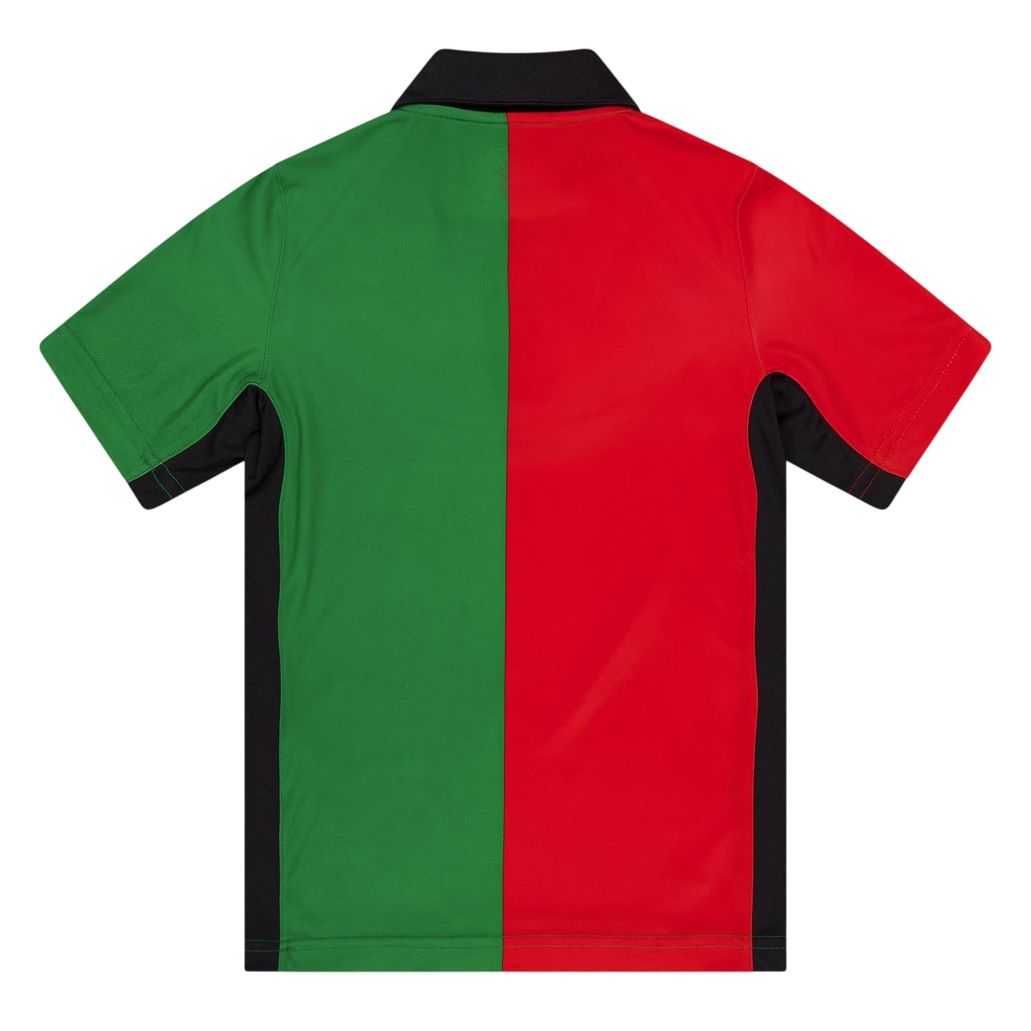 Red-Green - Back - Warrior Childrens-Kids Anfield Polo Shirt