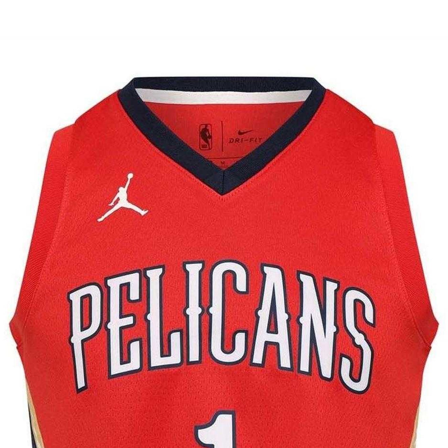 Red - Side - New Orleans Pelicans Childrens-Kids Williamson Nike Basketball Jersey