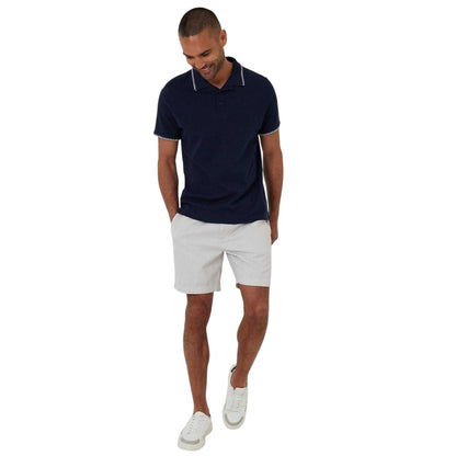 Navy - Lifestyle - Threadbare Mens Arnwick Short-Sleeved Polo Shirt