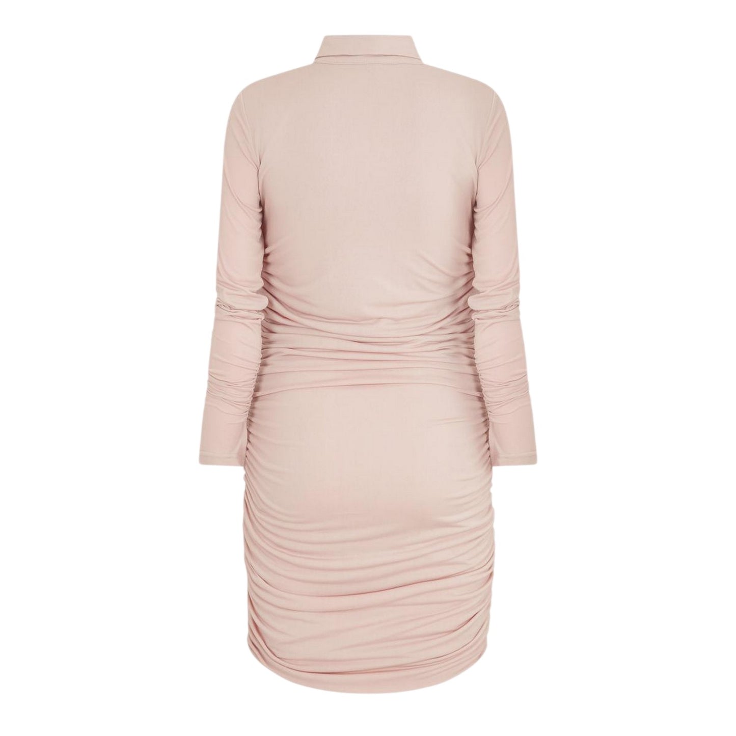 Nude - Back - AX Paris Womens-Ladies Button Front Bodycon Dress