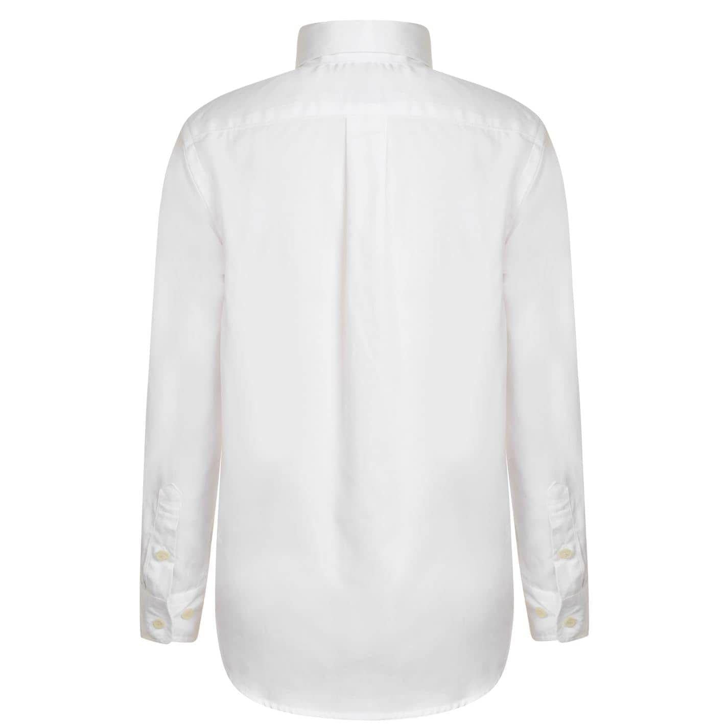White - Back - Ralph Lauren Boys Oxford Long-Sleeved Shirt