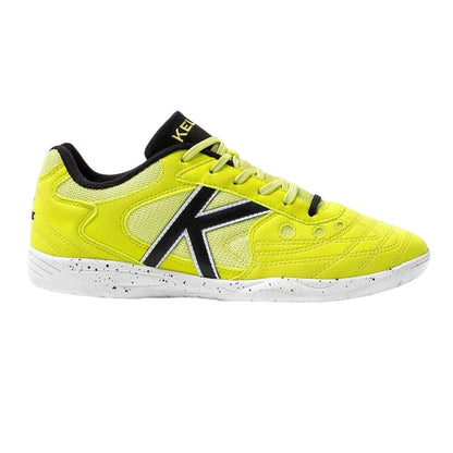 Lime-Black - Front - Kelme Mens Copa Indoor Football Trainers