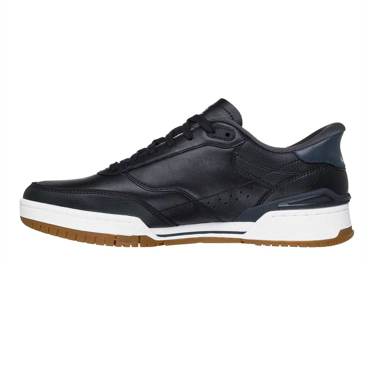 Black-White - Back - Skechers Mens Recoil Trainers