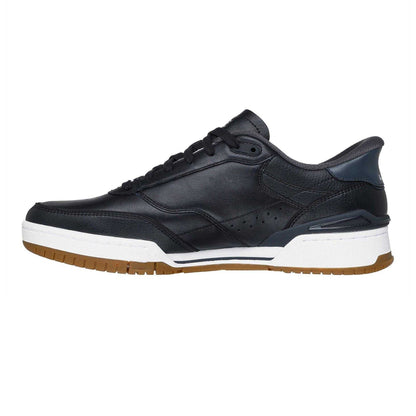 Black-White - Back - Skechers Mens Recoil Trainers
