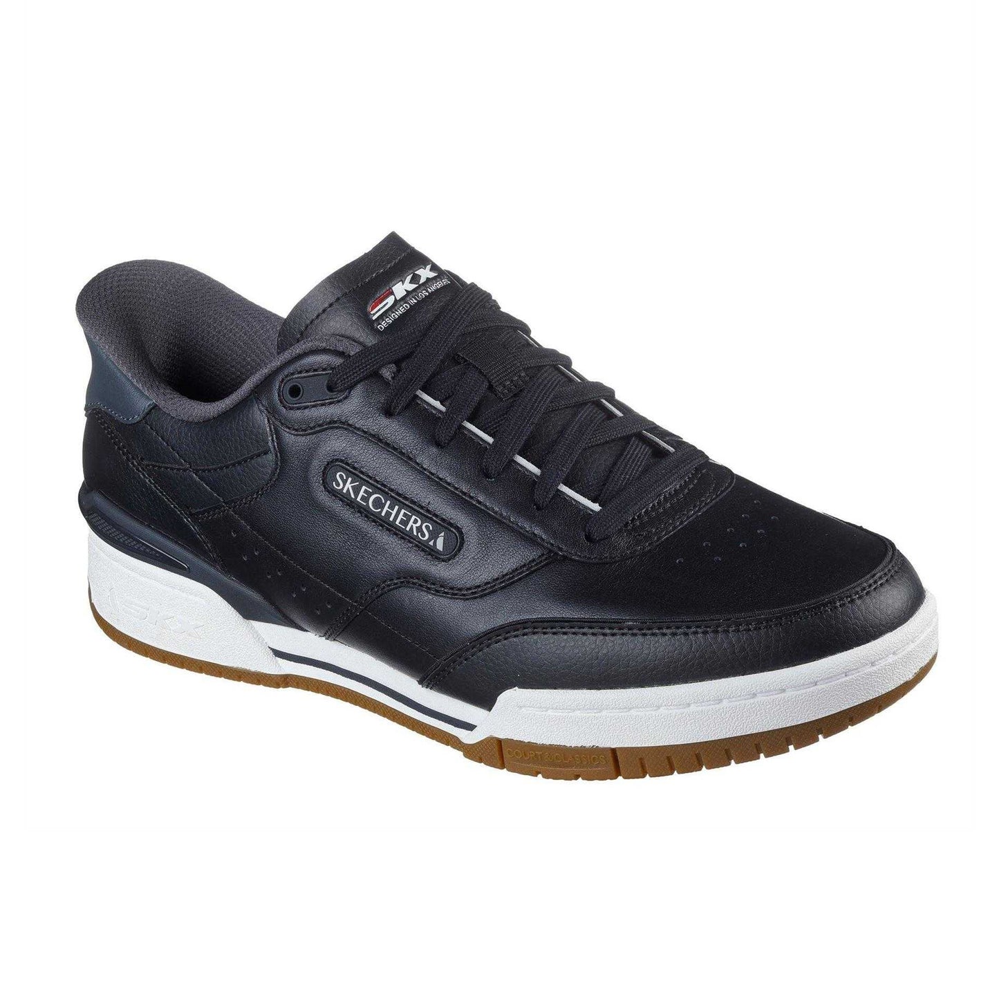 Black-White - Pack Shot - Skechers Mens Recoil Trainers