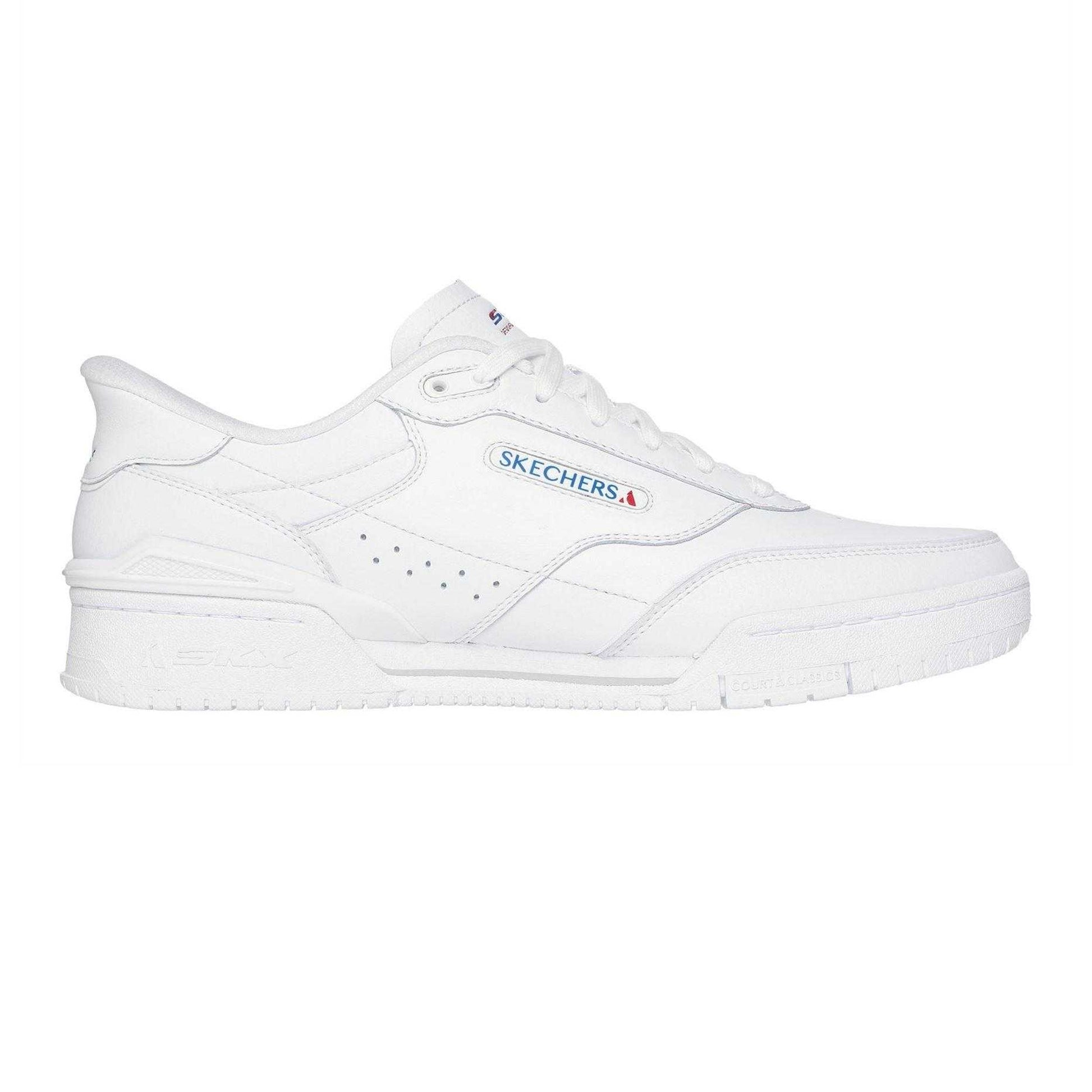 White-Blue - Front - Skechers Mens Recoil Trainers