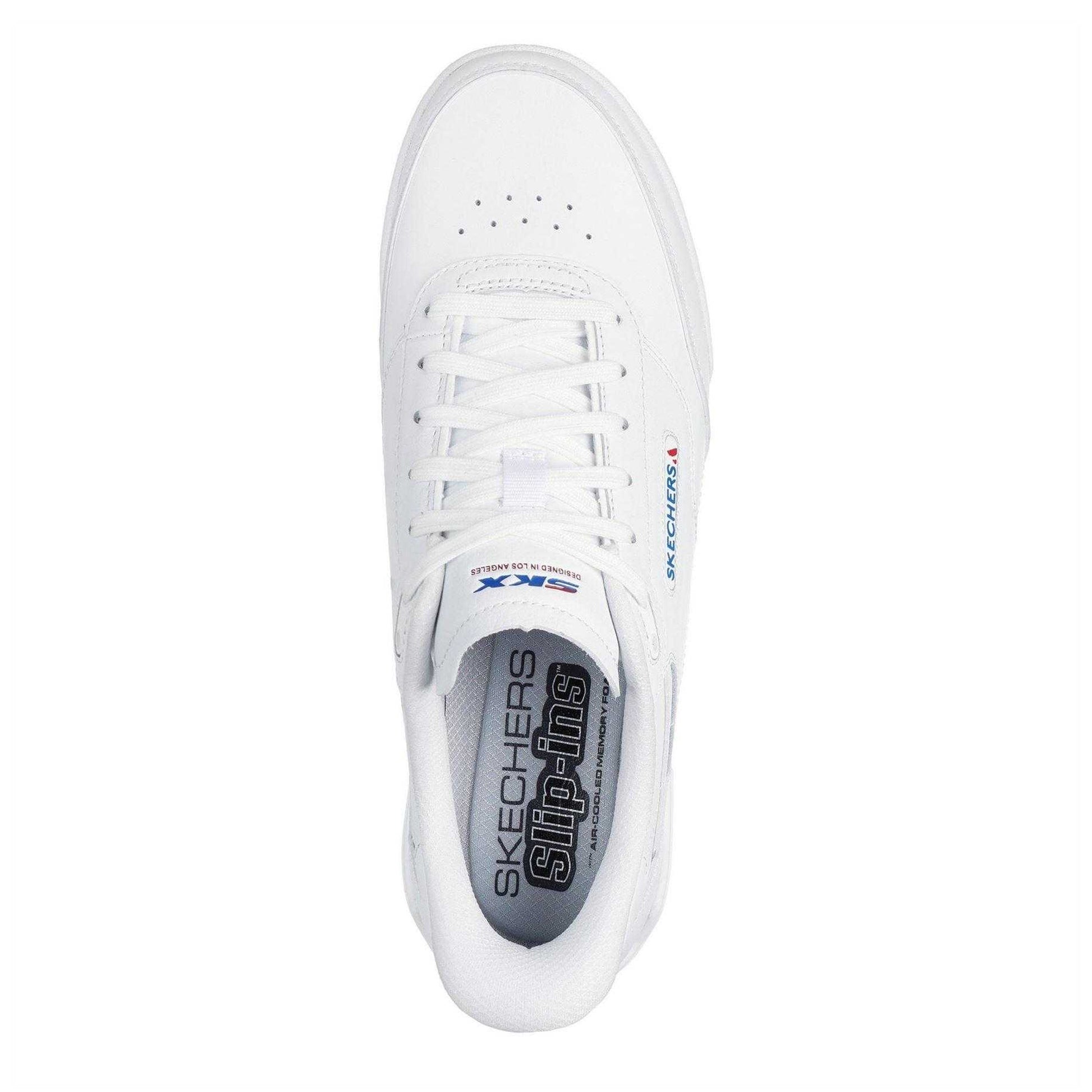 White-Blue - Side - Skechers Mens Recoil Trainers