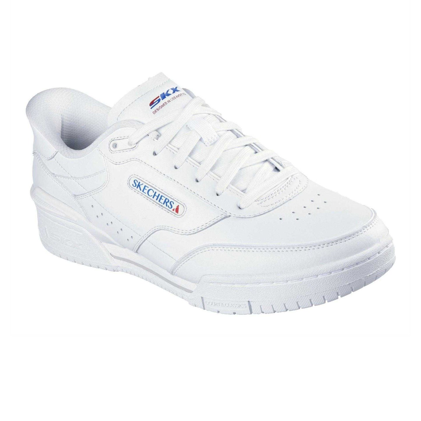 White-Blue - Pack Shot - Skechers Mens Recoil Trainers
