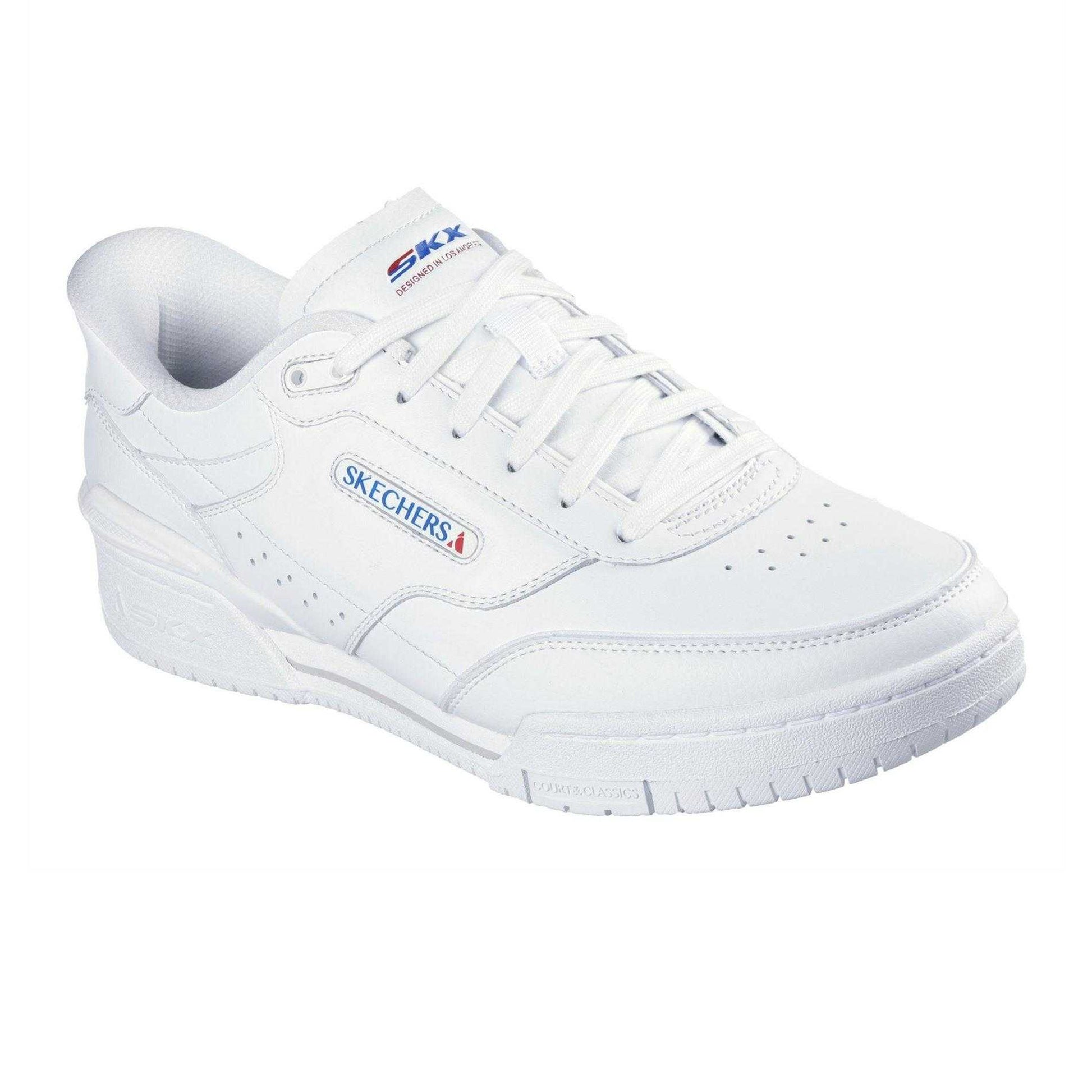 White-Blue - Pack Shot - Skechers Mens Recoil Trainers