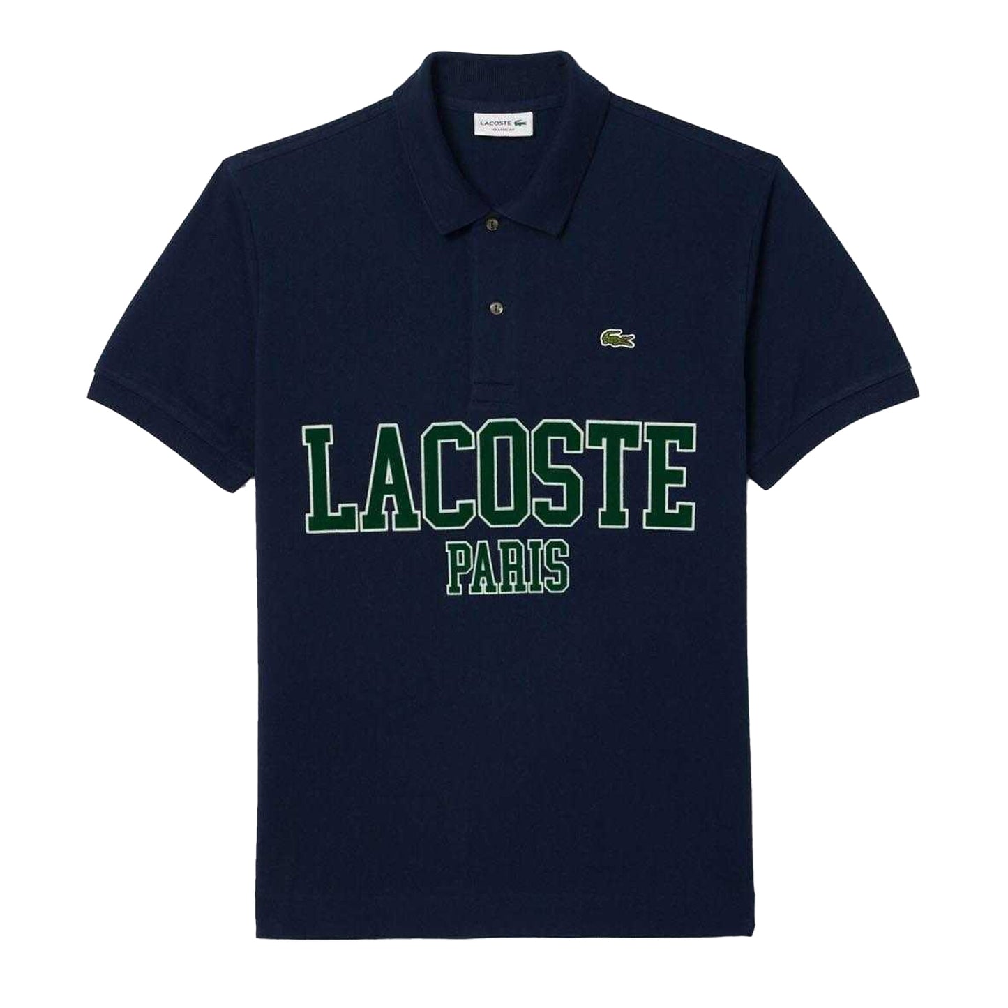 Blue - Front - Lacoste Mens Pique Classic Polo Shirt