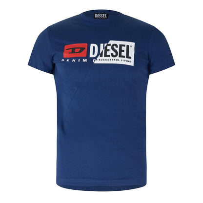 Blue - Front - Diego Mens T-Diego Cuty Regular T-Shirt