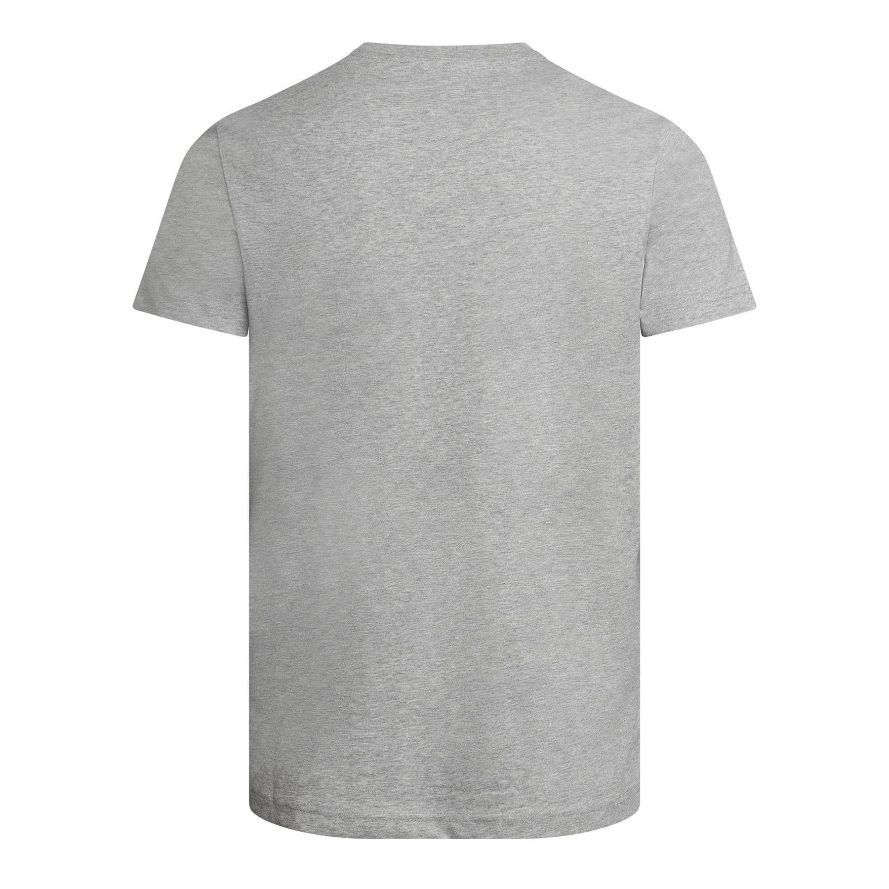 Grey Melange - Back - Diego Mens T-Diego Cuty Regular T-Shirt