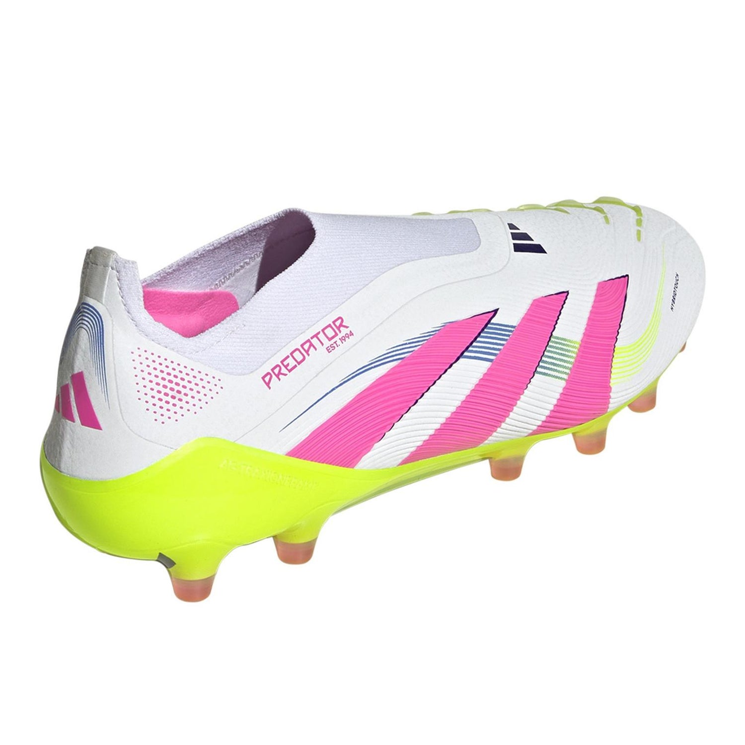 White - Back - Adidas Mens Predator Elite 3 Stripes Soft Ground Football Boots