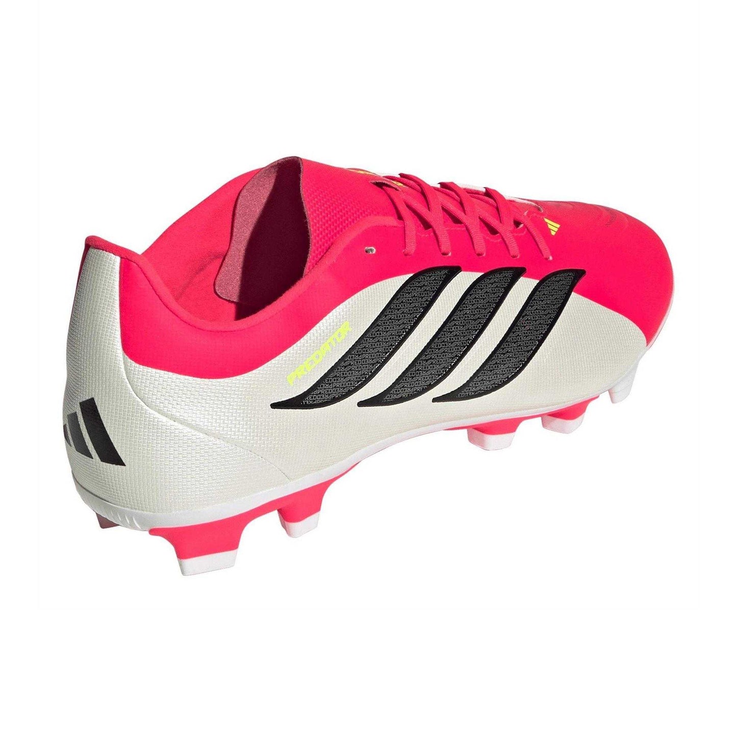 Red-White - Back - Adidas Mens Predator Club Sport Firm Ground Football Boots