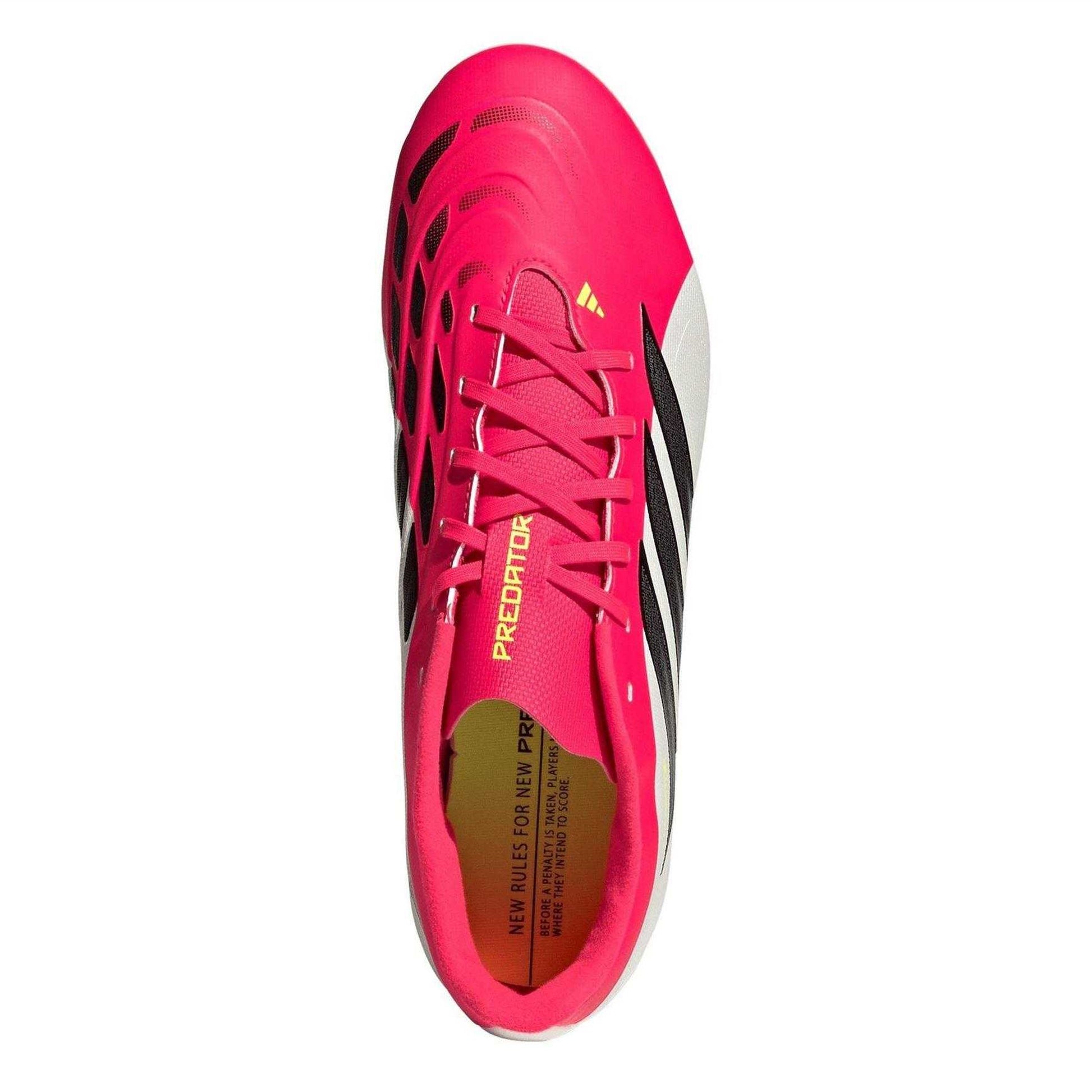 Red-White - Lifestyle - Adidas Mens Predator Club Sport Firm Ground Football Boots