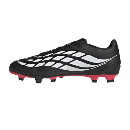 Black-Red - Side - Adidas Mens Predator Club Sport Firm Ground Football Boots