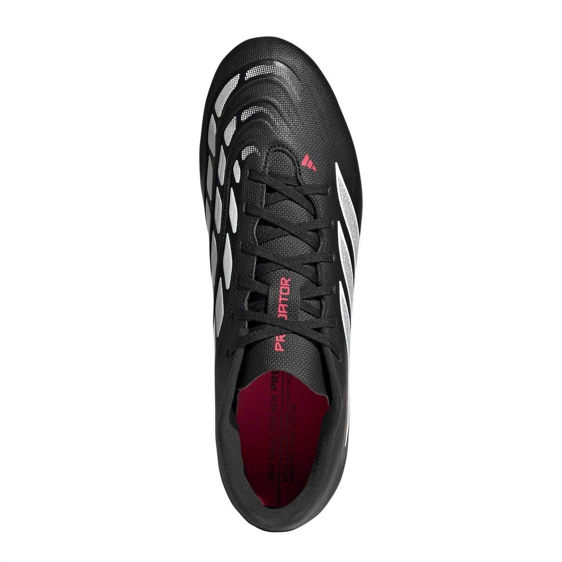 Black-Red - Lifestyle - Adidas Mens Predator Club Sport Firm Ground Football Boots