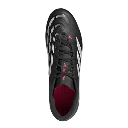 Black-Red - Lifestyle - Adidas Mens Predator Club Sport Firm Ground Football Boots