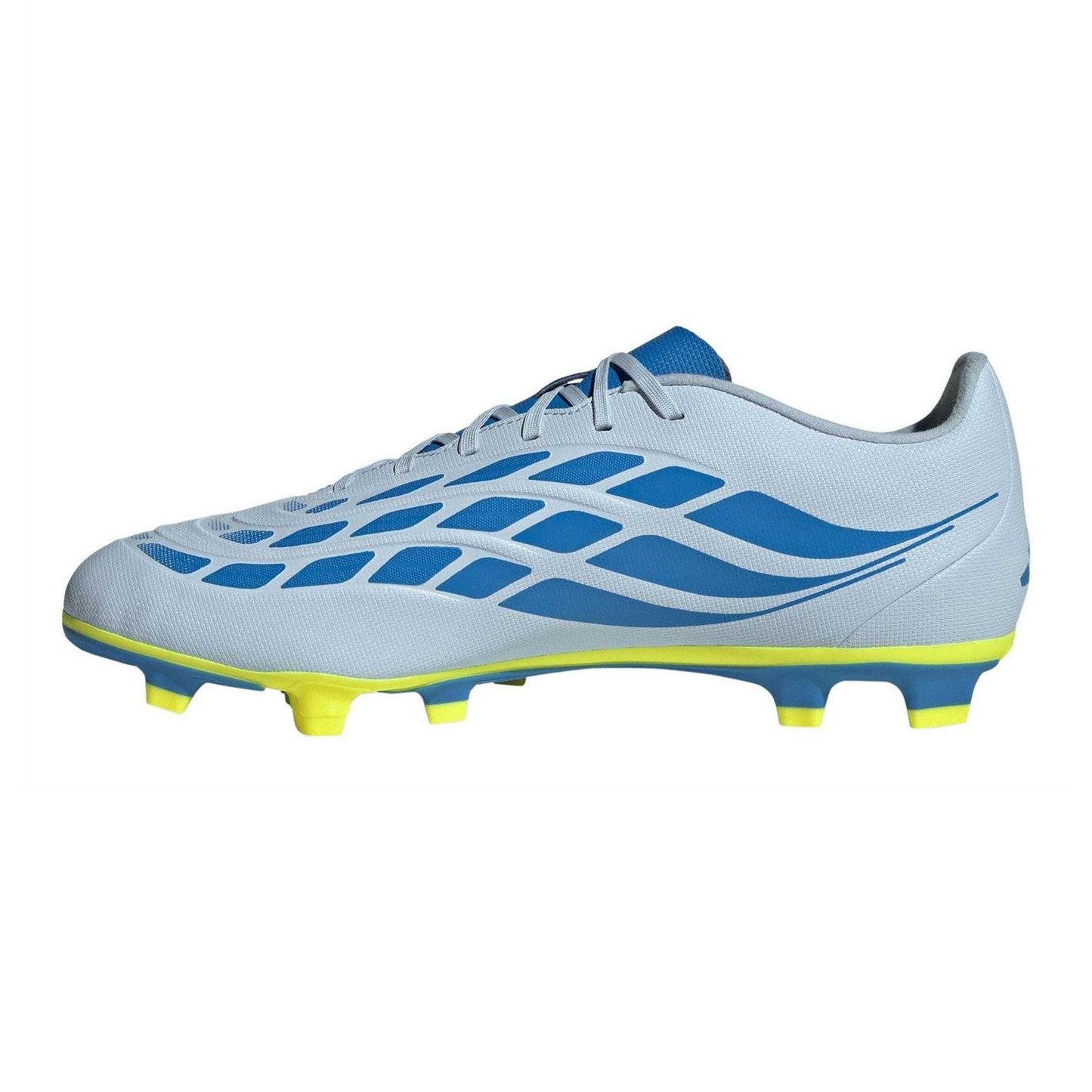 Blue-Yellow - Back - Adidas Mens Predator Club Sport Firm Ground Football Boots
