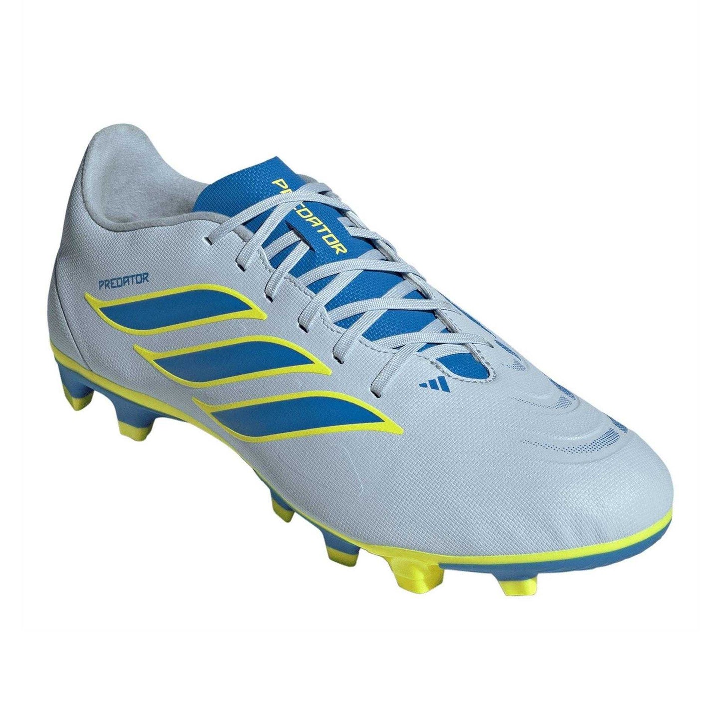 Blue-Yellow - Pack Shot - Adidas Mens Predator Club Sport Firm Ground Football Boots