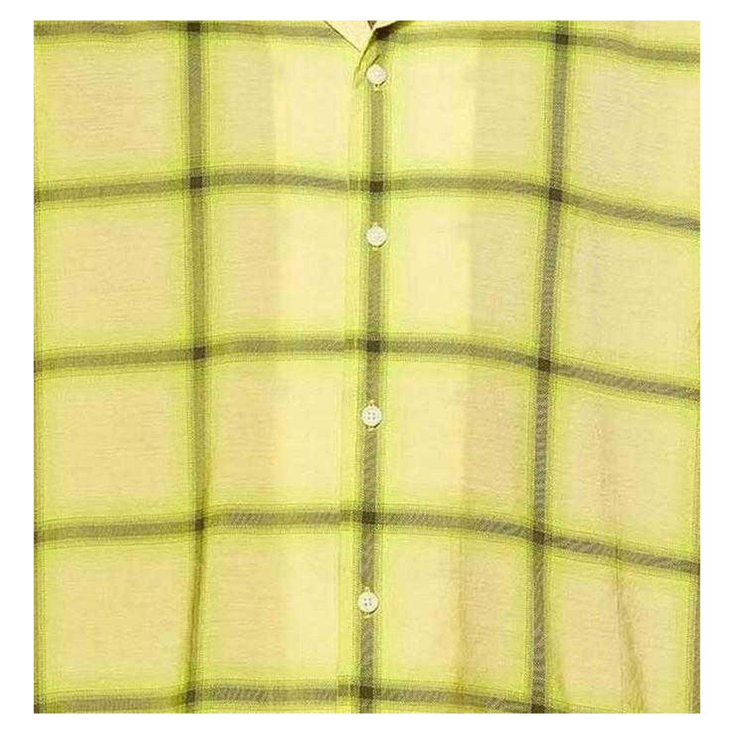 Green - Side - Diesel Mens S-Nabil Check Plaid Shirt