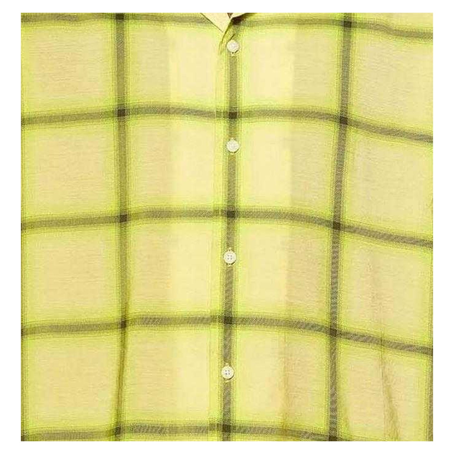 Green - Side - Diesel Mens S-Nabil Check Plaid Shirt