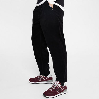 Wine - Back - New Balance Mens 574 Classic Suede Trainers