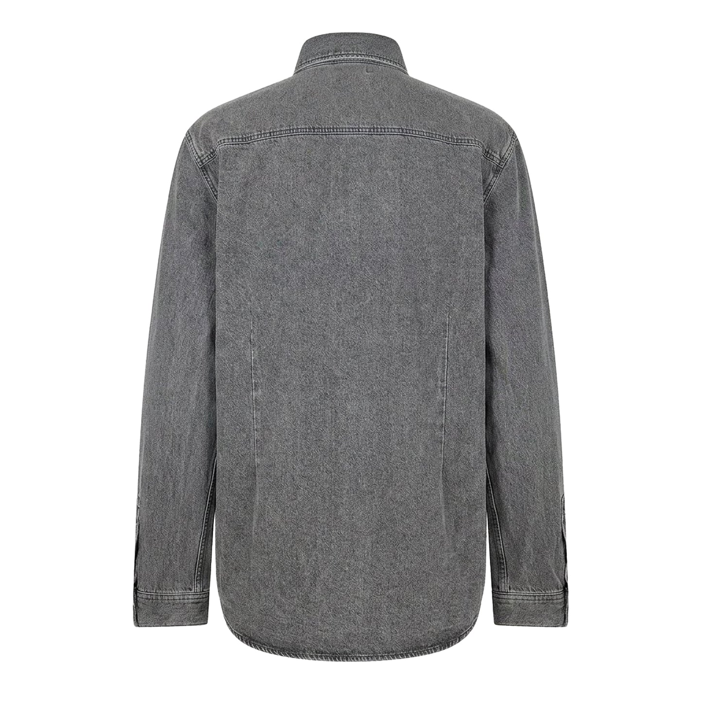 Grey - Back - Diesel Mens D-Simply Denim Long-Sleeved Shirt