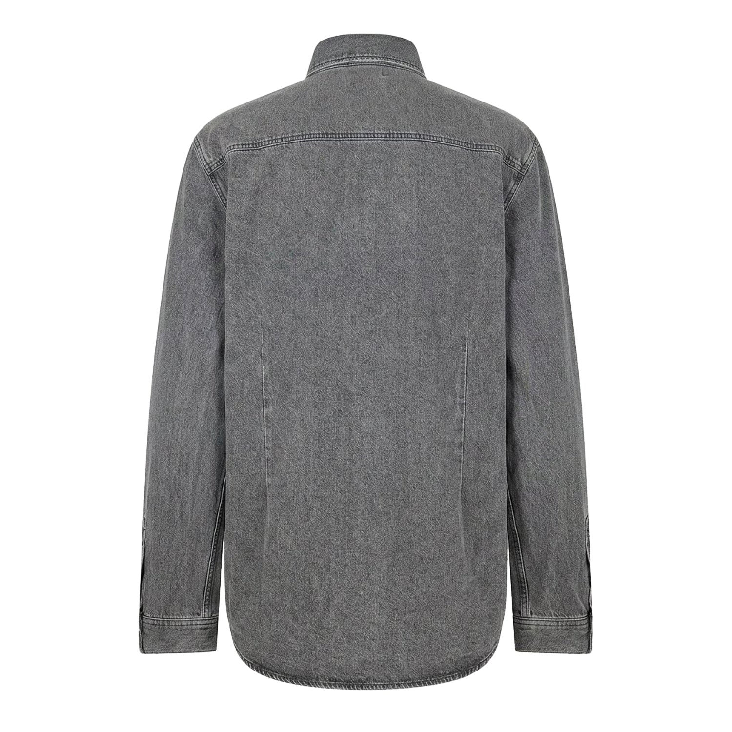 Grey - Back - Diesel Mens D-Simply Denim Long-Sleeved Shirt