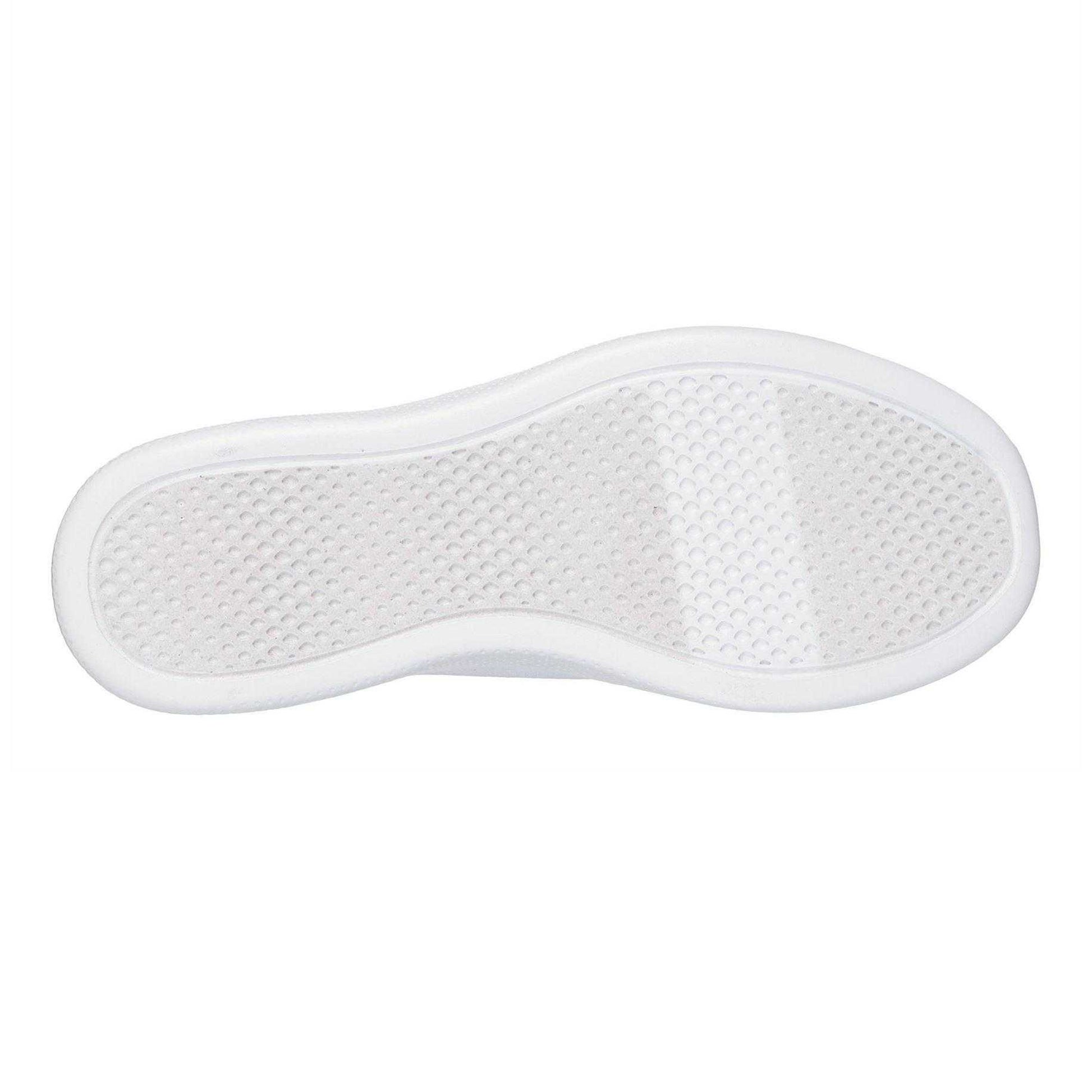 White - Lifestyle - Skechers Womens-Ladies Skipcute Canvas Trainers