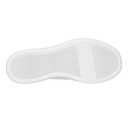 White - Lifestyle - Skechers Womens-Ladies Skipcute Canvas Trainers