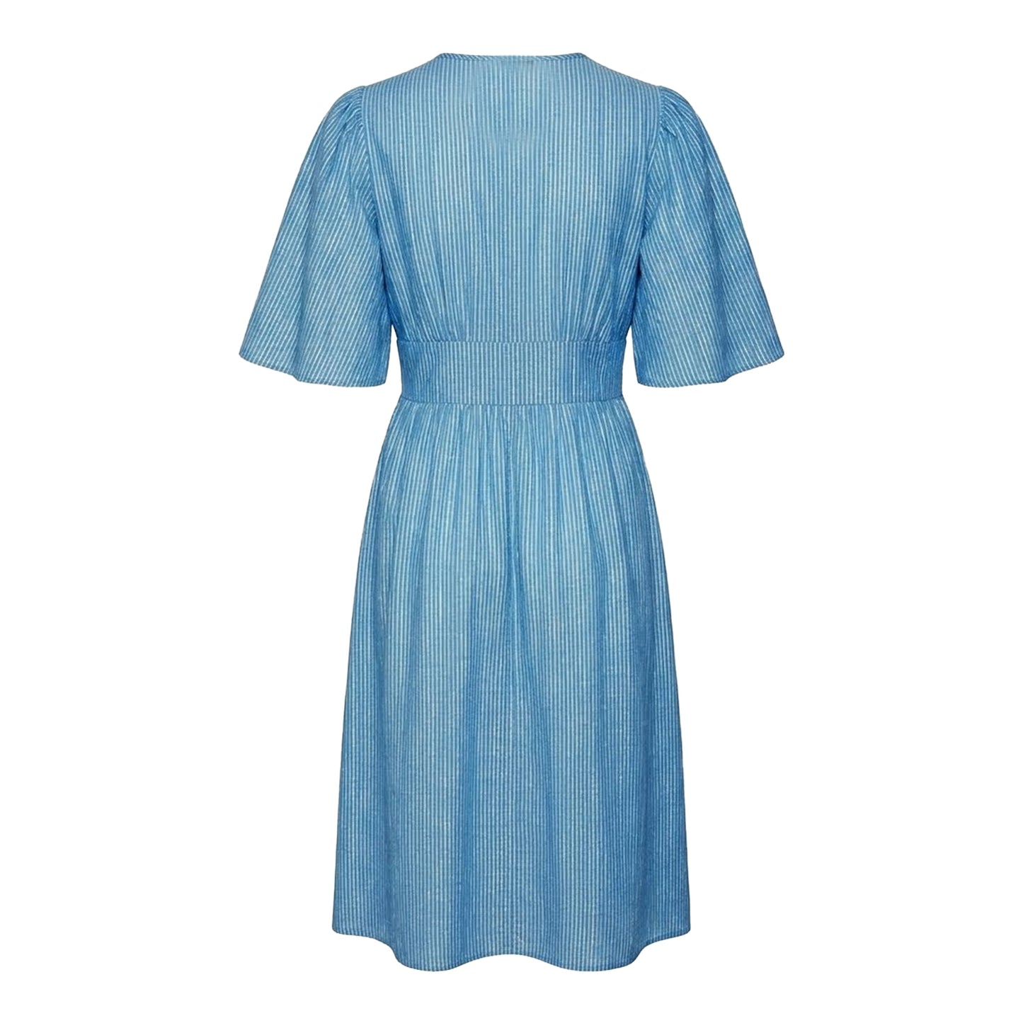 Riviera - Back - Vero Moda Womens-Ladies Ines V Neck Midi Dress