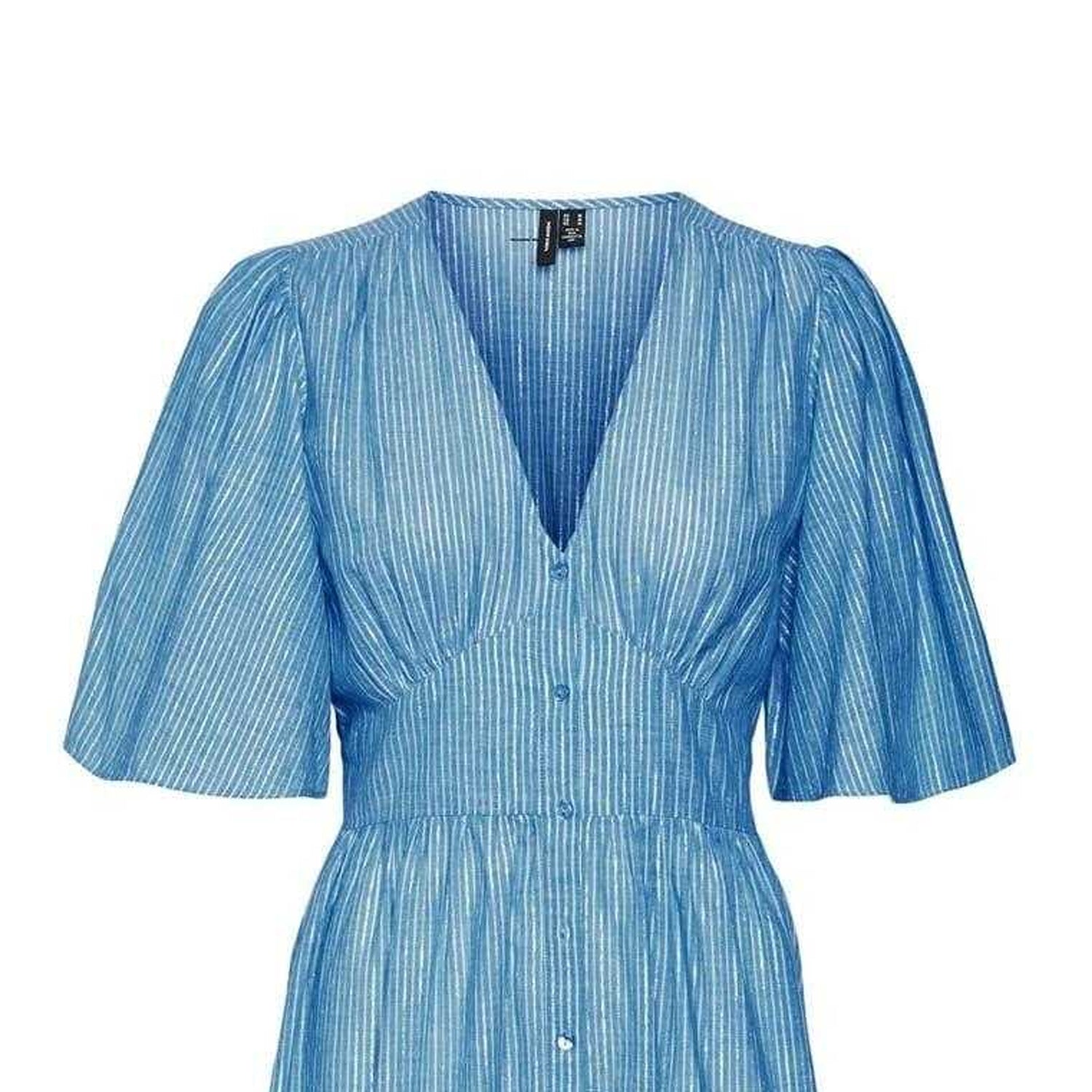 Riviera - Side - Vero Moda Womens-Ladies Ines V Neck Midi Dress