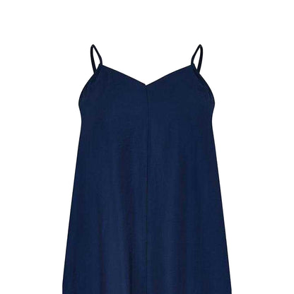Navy Blazer - Side - Vero Moda Womens-Ladies Josie Spaghetti Strap Slip Dress