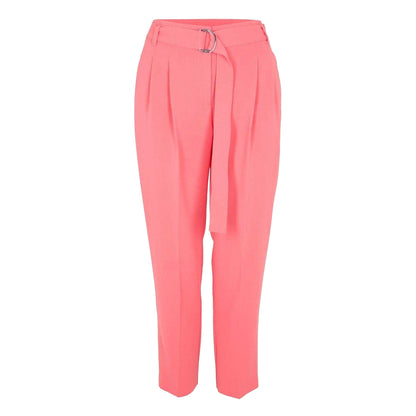 Bright Pink - Front - Boss Womens-Ladies Tapiah Plain Straight Trousers
