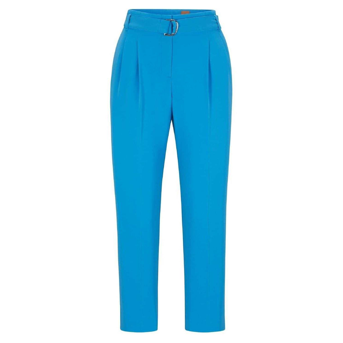 Bright Blue - Front - Boss Womens-Ladies Tapiah Plain Straight Trousers