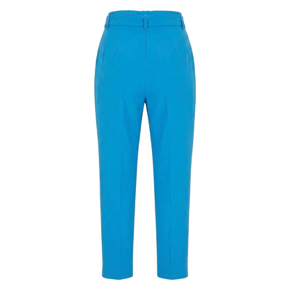 Bright Blue - Back - Boss Womens-Ladies Tapiah Plain Straight Trousers